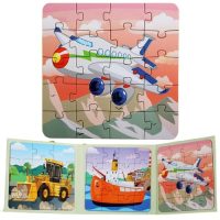 Magnetic Jigsaw 3in 1 Puzzles for Kids- 20,25 and 30 Piece Puzzles Book for Toddlers-Travel Games, Preschool Educational Toys