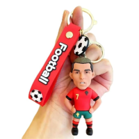 Ronaldo 3D Football Keychain For Boys