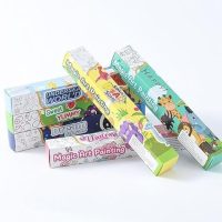 Coloring Roll Set, Magic Art Painting Activity Pack, Multiple Themes