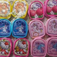 Premium quality keychain 3d pouches for kids