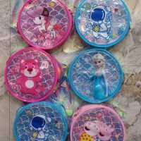 Girls Zipper Mini Purse Keychain Pouch Bag