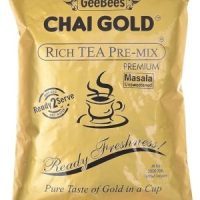 GeeBees Chai Gold Instant Premix Plain Tea Low Sugar, 500gms